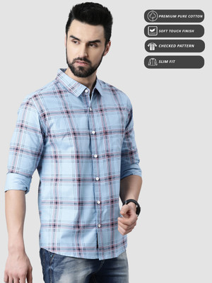 METRONAUT Men Checkered Casual Multicolor Shirt