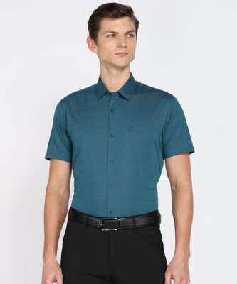 PETER ENGLAND Men Solid Formal Blue Shirt