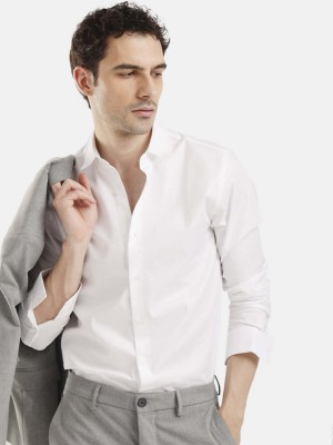 The collection Men Solid Casual White Shirt