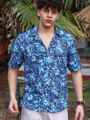 STOVESSY Men Printed Casual Multicolor Shirt