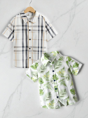 Sparrow ENTERPRISE Boys Printed Casual Multicolor Shirt