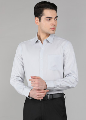 ARROW Men Solid Formal Grey Shirt
