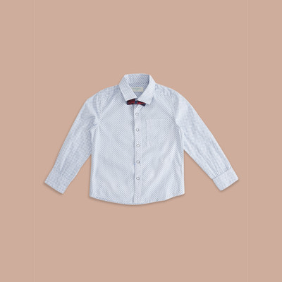 Pantaloons Junior Boys Graphic Print Casual Blue Shirt