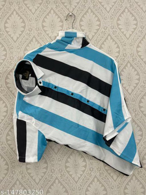iCome Men Striped Casual Multicolor Shirt