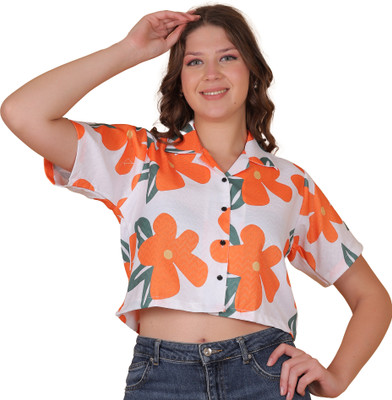 OPTIMPIS Women Printed Casual Multicolor Shirt