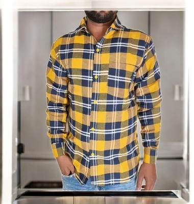 SHAH TEXTILES Men Checkered Formal Multicolor Shirt