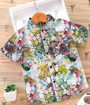 SENTEVIA CROOS Boys Printed Casual Multicolor Shirt