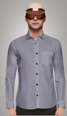 Yaara fashion Men Solid Casual Grey Shirt