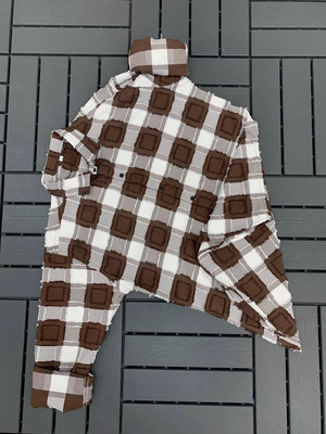 AVAKAR Men Self Design Casual Brown Shirt