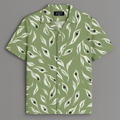 BIKIT Men Printed Casual Green Shirt