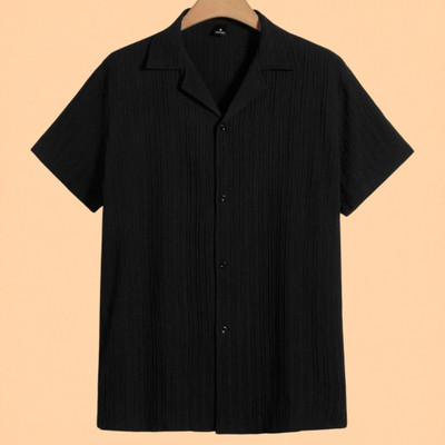 Squadfashion Men Solid Formal Gold Shirt