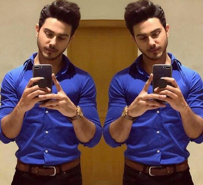 Lee Cross Men Solid Casual Blue Shirt