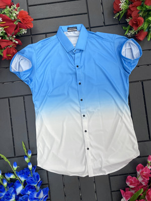 Gela Fashion Men Dyed/Ombre Casual Multicolor Shirt