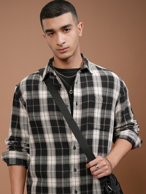 HIGHLANDER Men Checkered Casual Multicolor Shirt