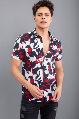 ELEPANTS Men Printed Casual Multicolor Shirt
