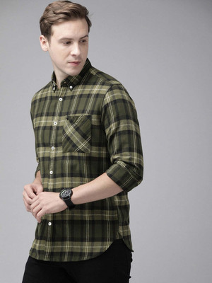 THE BEAR HOUSE Men Checkered Casual Multicolor Shirt