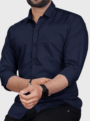 EyeBogler Men Checkered Casual Blue Shirt