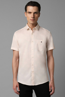 LOUIS PHILIPPE Men Self Design Casual Cream Shirt