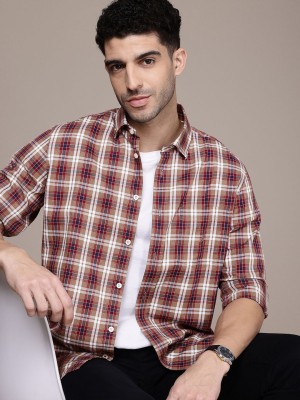 NAUTICA Men Checkered Casual Multicolor Shirt