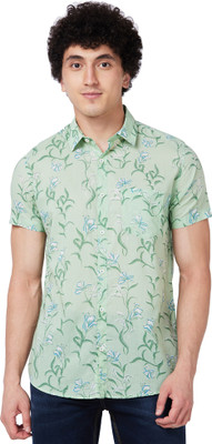 Spykar Men Printed Casual Multicolor Shirt