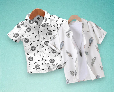 Sparrow ENTERPRISE Boys Printed Casual Multicolor Shirt