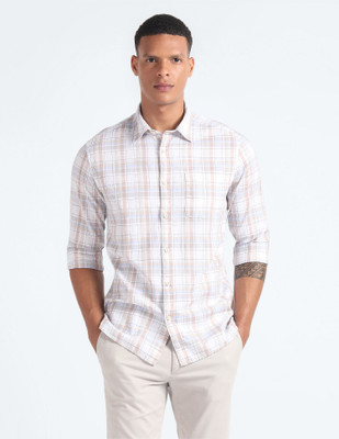 FLYING MACHINE Men Checkered Casual Multicolor Shirt