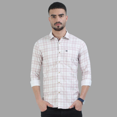 ROCKET SCIENCE Men Checkered Casual Multicolor Shirt