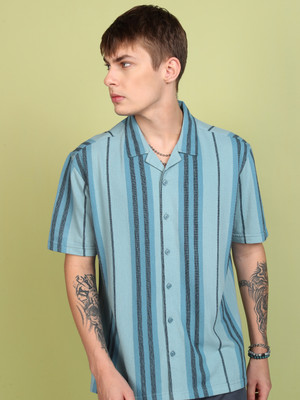 HIGHLANDER Men Striped Casual Multicolor Shirt