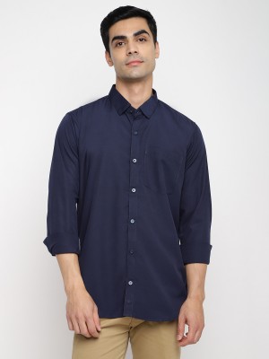 Yaara fashion Men Checkered Casual Dark Blue Shirt