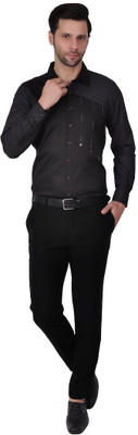 Pier Men Printed Casual Black Shirt