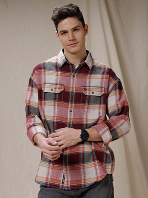 WROGN Men Checkered Casual Multicolor Shirt