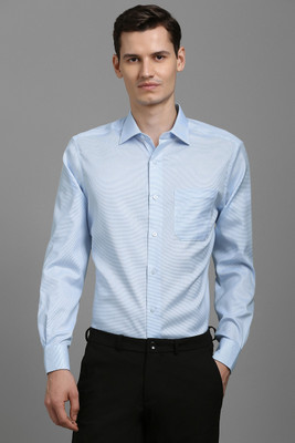 LOUIS PHILIPPE Men Solid Formal Light Blue Shirt