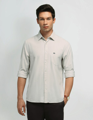 Arrow Sport Men Solid Casual White Shirt
