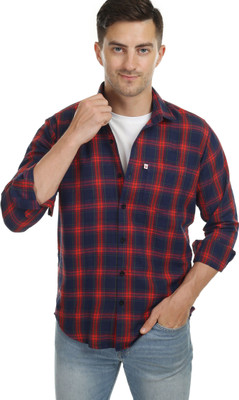 Trending Ayansh Men Solid Casual Dark Blue, Orange, Green Shirt