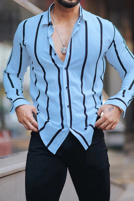 Varidashi Men Striped Casual Multicolor Shirt
