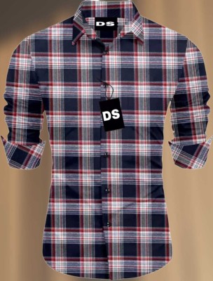 Shlvna Fashion Men Checkered Casual Multicolor Shirt