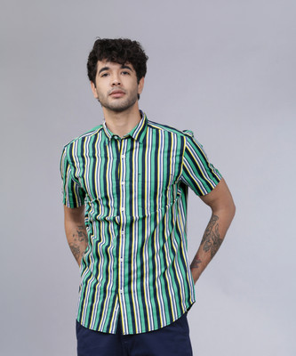 HIGHLANDER Men Printed Casual Multicolor Shirt