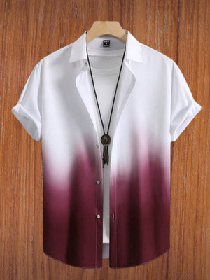 devkivastra Men Dyed/Ombre Casual Multicolor Shirt