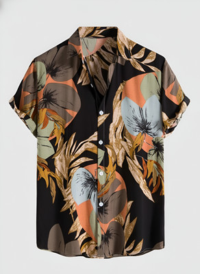 Leriya Fashion Men Printed Casual Multicolor Shirt