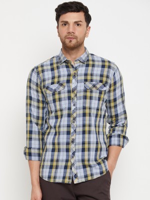 DUKE Men Checkered Casual Multicolor Shirt