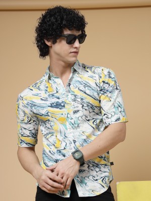 RIGO Men Printed Casual Multicolor Shirt