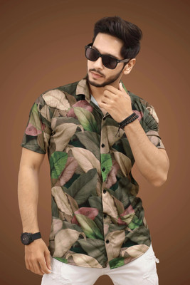TOIX Men Printed Casual Multicolor Shirt
