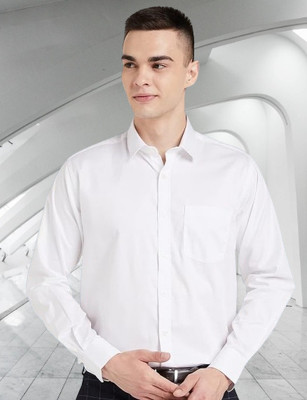 ALVIN ENTERPRISE Men Solid Casual White Shirt