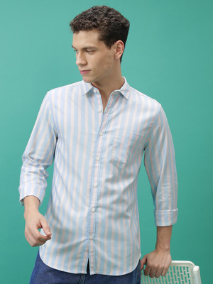 HIGHLANDER Men Striped Casual Multicolor Shirt