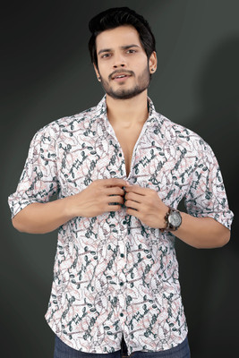 Prinza Men Printed Casual Multicolor Shirt