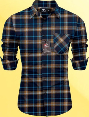 Nextgen Fashion Men Checkered Casual Multicolor Shirt