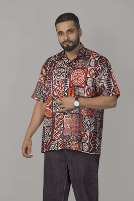 brown brothers Men Printed Casual Multicolor Shirt