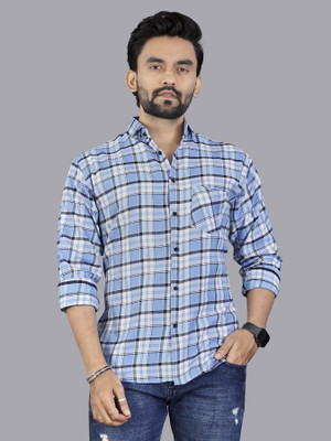METRONAUT Men Checkered Casual Multicolor Shirt