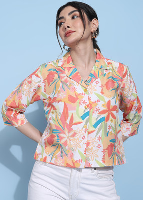 Ann Springs Women Printed Casual Multicolor Shirt