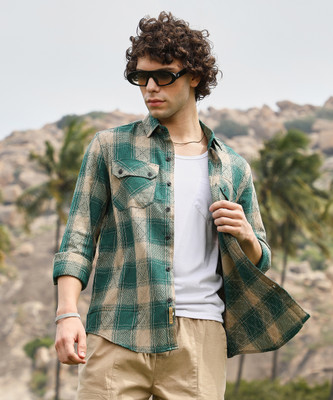 CAMPUS SUTRA Men Checkered Casual Multicolor Shirt